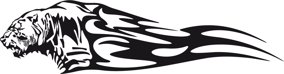 Adesivi per Auto e Moto: Animal Flames 91