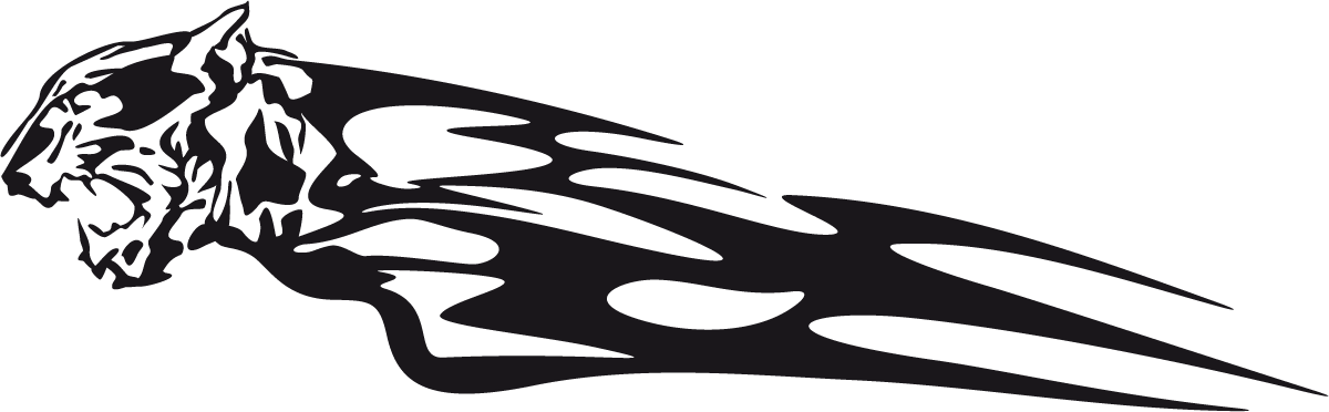 Adesivi per Auto e Moto: Animal Flames 97