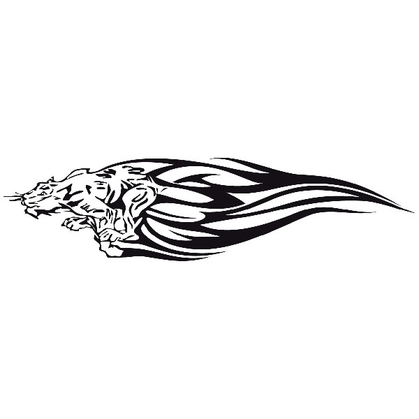 Adesivi per Auto e Moto: Animal Flames 99