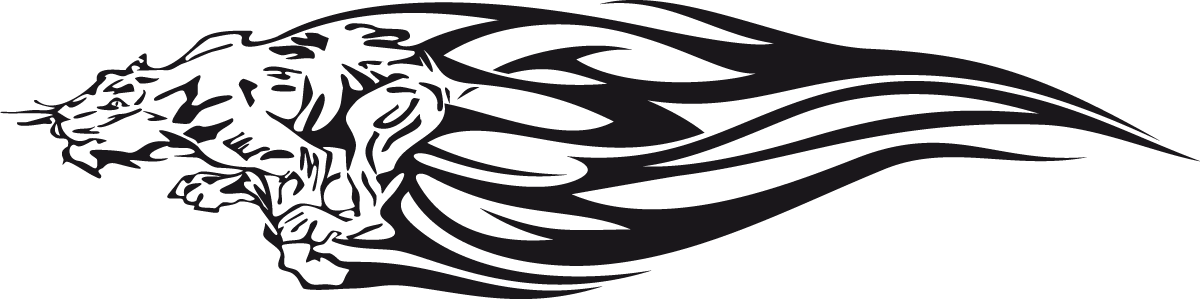 Adesivi per Auto e Moto: Animal Flames 99