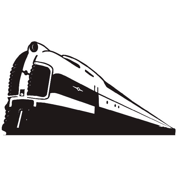 Adesivi Murali: Treno ad alta velocità
