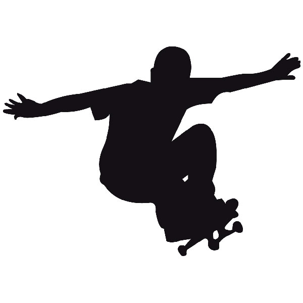 Adesivi Murali: Skateboarder