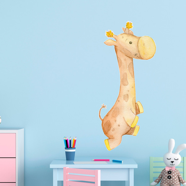 Adesivi per Bambini: Giraffa bambini