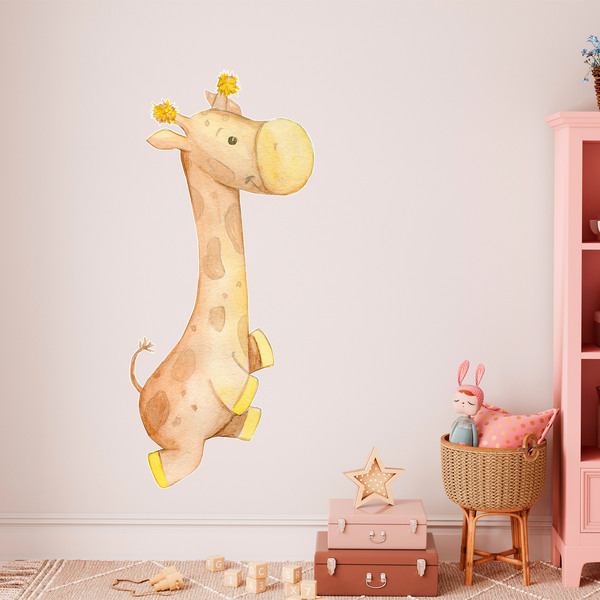 Adesivi per Bambini: Giraffa bambini