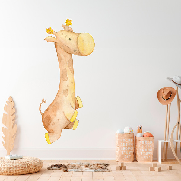 Adesivi per Bambini: Giraffa bambini