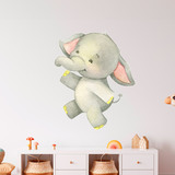 Adesivi per Bambini: Elefante felice 4