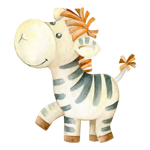 Adesivi per Bambini: Zebra Sorridente