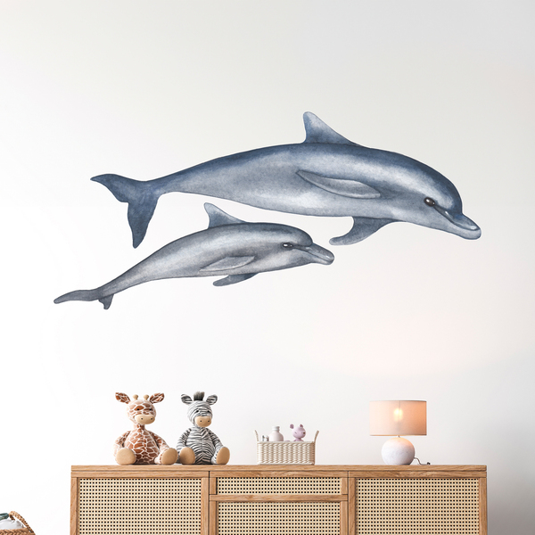 Adesivi Murali: Delfini