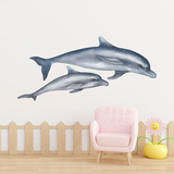 Adesivi Murali: Delfini 3