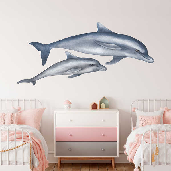 Adesivi Murali: Delfini