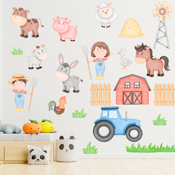 Adesivi per Bambini: Kit di animali della fattoria