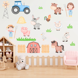 Adesivi per Bambini: Kit di animali della fattoria 4