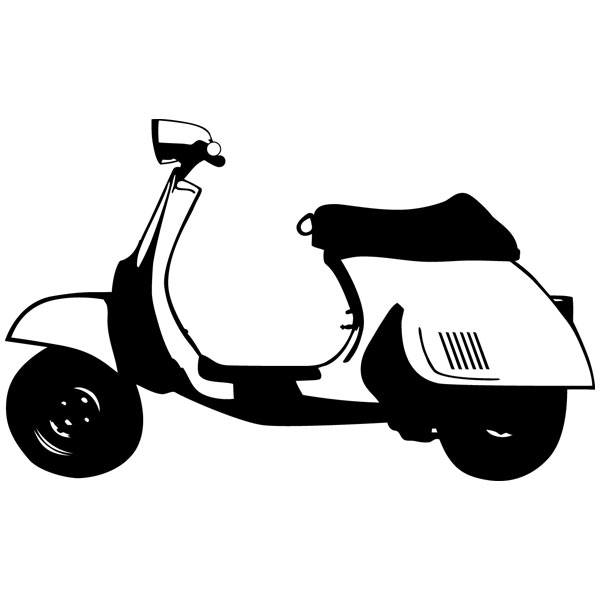 Adesivi Murali: Scooter Vespa