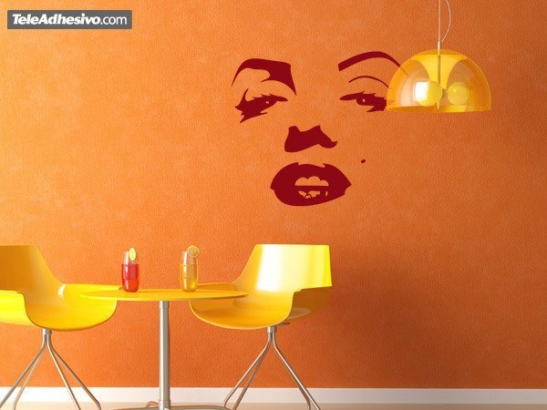 Adesivi Murali: Volto di Marilyn Monroe