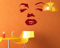 Adesivi Murali: Volto di Marilyn Monroe 3