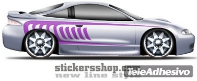Adesivi per Auto e Moto: New Line 20 2