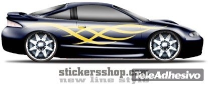 Adesivi per Auto e Moto: New Line 29