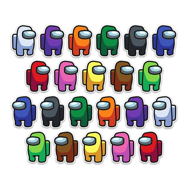 Adesivi per Bambini: Set 22X Among Us Traditore