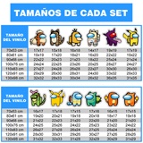Adesivi per Bambini: Set 12X Among Us Personaggi Pokémon 3