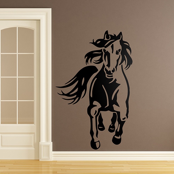 Adesivi Murali: Il trotto del cavallo
