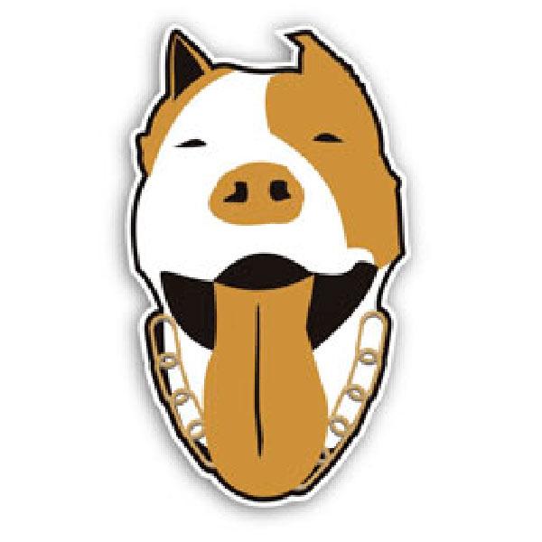 Adesivi per Auto e Moto: Americano Pitbull Terrier