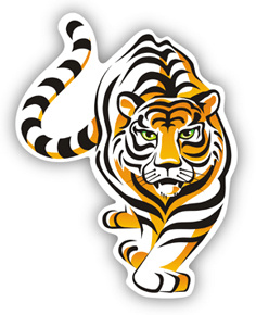Adesivi per Auto e Moto: Tigre di Sumatra 0