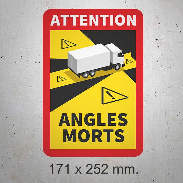 Adesivi per Auto e Moto: Camion ad Angolo Morto