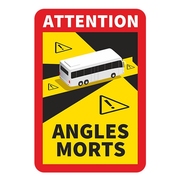 Adesivi per Auto e Moto: Angoli Morti Autobus