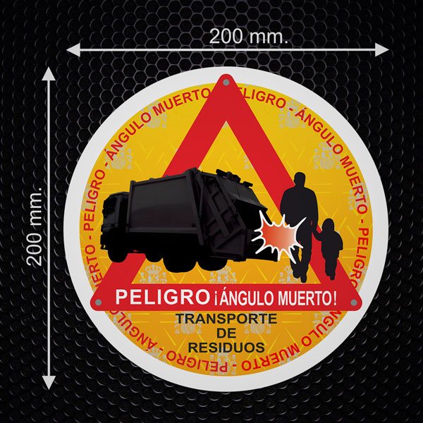 Adesivi per Auto e Moto: Segnalazione Veicolo per il trasporto dei rifiuti