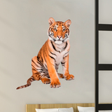 Adesivi Murali: Giovane tigre siberiana 3
