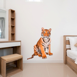 Adesivi Murali: Giovane tigre siberiana 4