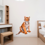 Adesivi Murali: Giovane tigre siberiana 4