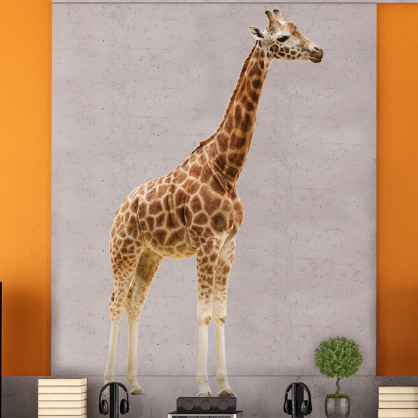 Adesivi Murali: Giraffa a corpo intero