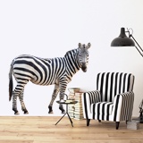 Adesivi Murali: Zebra vigile 3