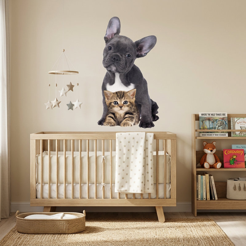 Adesivi Murali: cuccioli amichevole