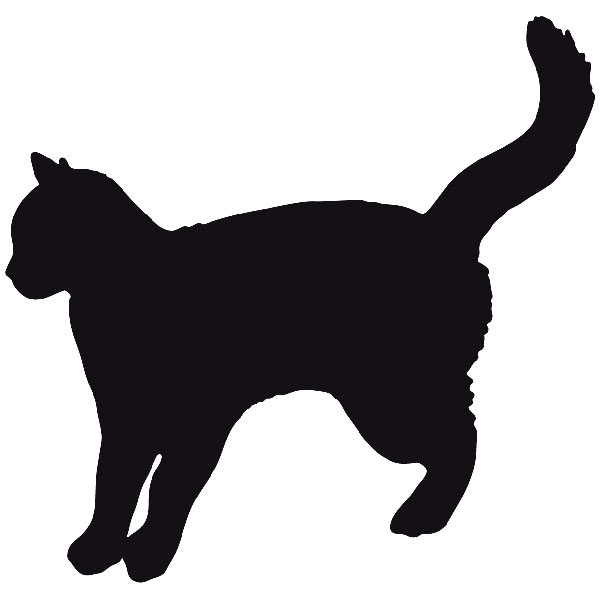 SECURIT - FB-CAT - Lavagna da parete 'gatto' silhouette - 8718226493354