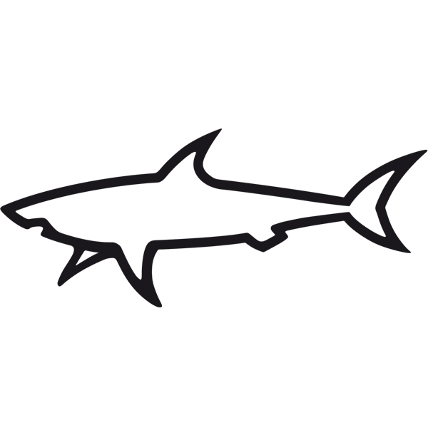 Adesivi per Auto e Moto: Sagoma di squalo