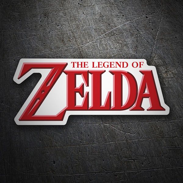 Adesivi per Auto e Moto: Legend of Zelda in Grande Tipografia