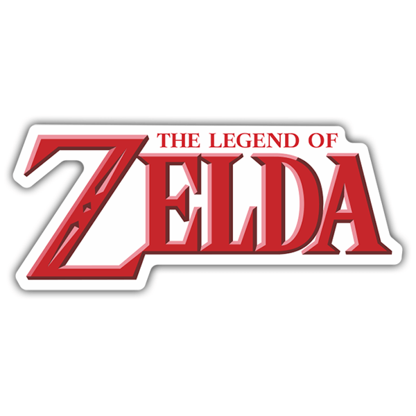 Adesivi per Auto e Moto: Legend of Zelda in Grande Tipografia