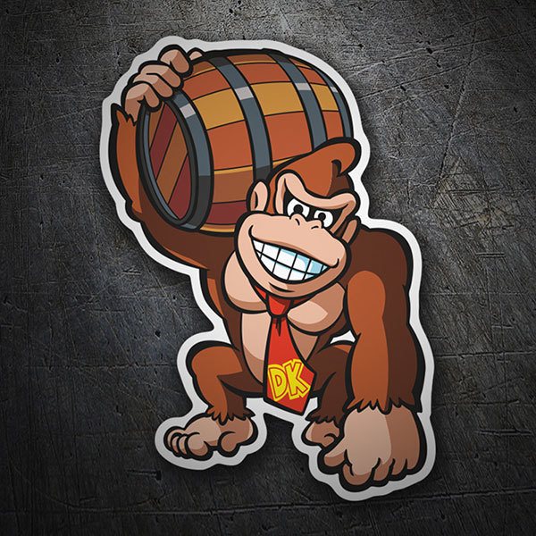 Adesivi per Auto e Moto: Donkey Kong DK