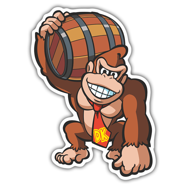 Adesivi per Auto e Moto: Donkey Kong DK
