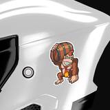 Adesivi per Auto e Moto: Donkey Kong DK 5