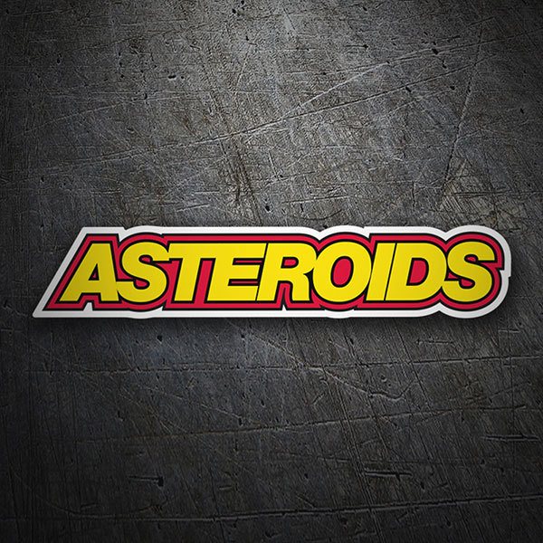 Adesivi per Auto e Moto: Asteroids Logo