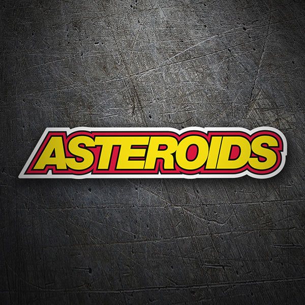 Adesivi per Auto e Moto: Logo Asteroids
