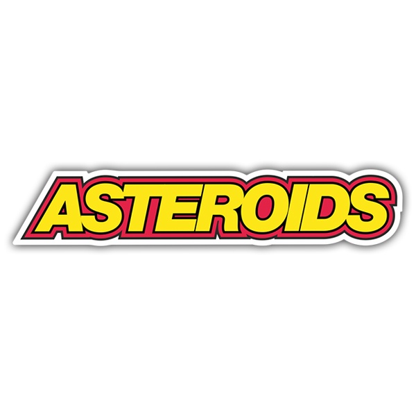 Adesivi per Auto e Moto: Asteroids Logo