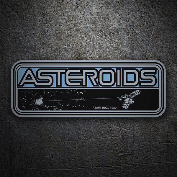 Adesivi per Auto e Moto: Asteroids 1980