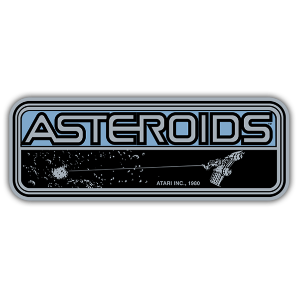 Adesivi per Auto e Moto: Asteroids 1980