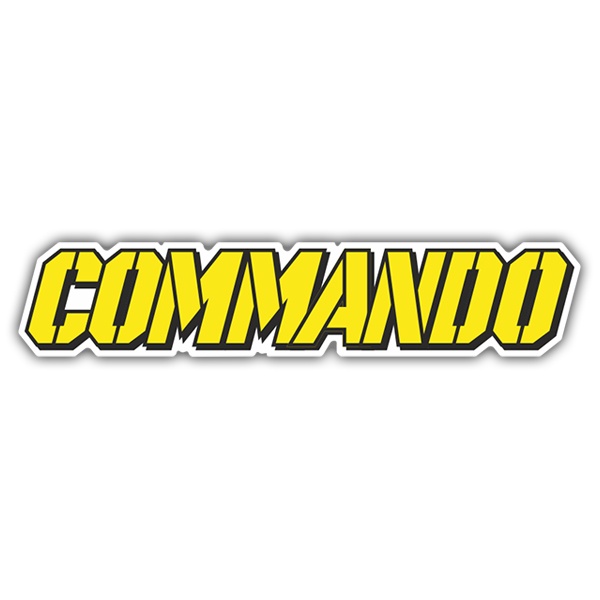 Adesivi per Auto e Moto: Commando in Stile Militare