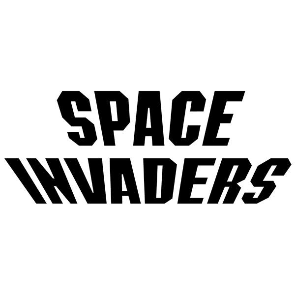 Adesivi per Auto e Moto: Space Invaders Logo
