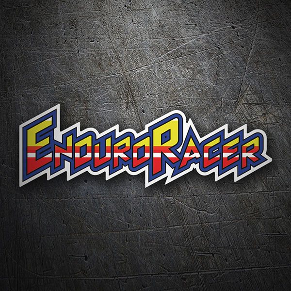 Adesivi per Auto e Moto: Logo Enduro Racer